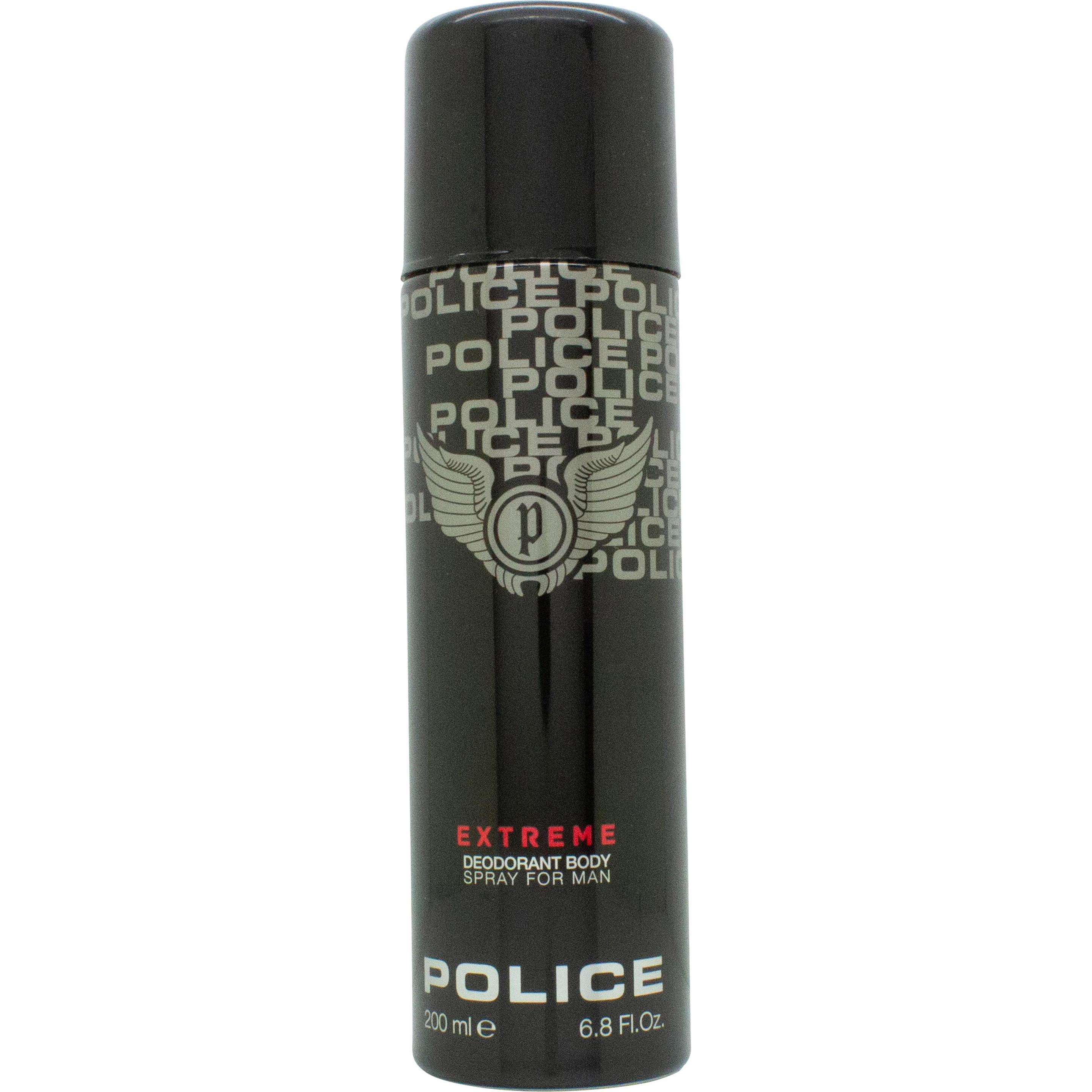 Police Uomo Deodorante, Extreme Deodorant Spray - 200Ml (Getto Vaporizzato, 200 Ml)