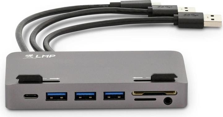 LMP Attach Dock Pro 10 Port SG,Mini-DP,HDMI (USB-C, 7 Ports)