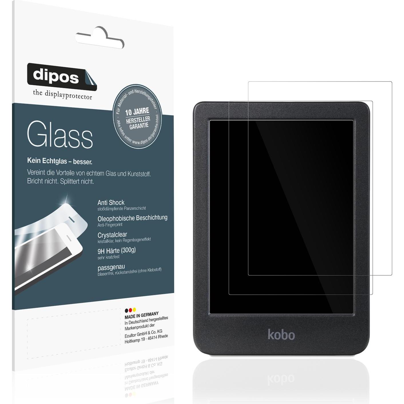 Thumbnail - Dipos Anti-Shock Displayschutz 9H, eReader Zubehör, Transparent