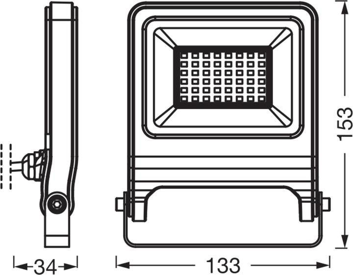 Immagine prodotto Ledvance OSRAM LED Aussenleuchte ENDURA Flood Cool White PCR Neutralweiss 4099854486081 (3000 lm, IP65)