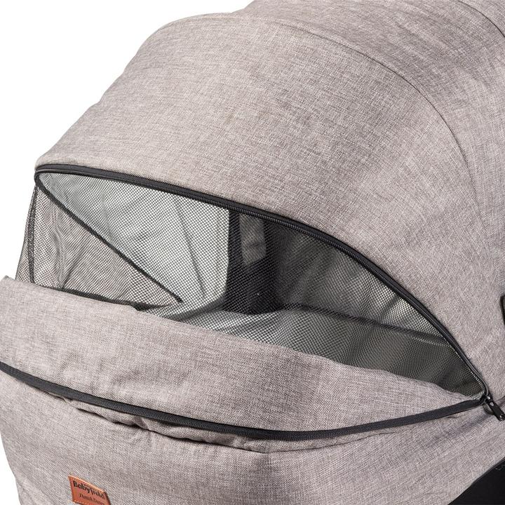 Image du produit Babytrold Mini Combi Pram Grey Melange