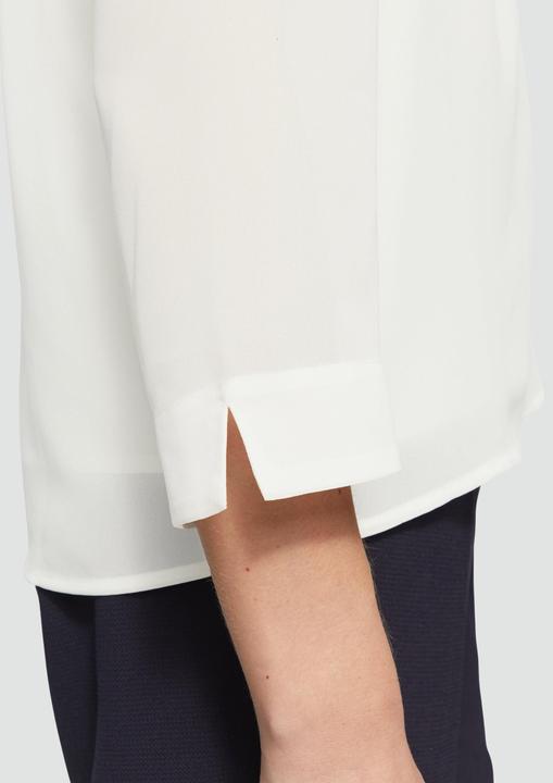 Immagine prodotto s.Oliver Bluse Chiffonbluse mit Raffung an der Schulter und transparenten Ärmeln (44)
