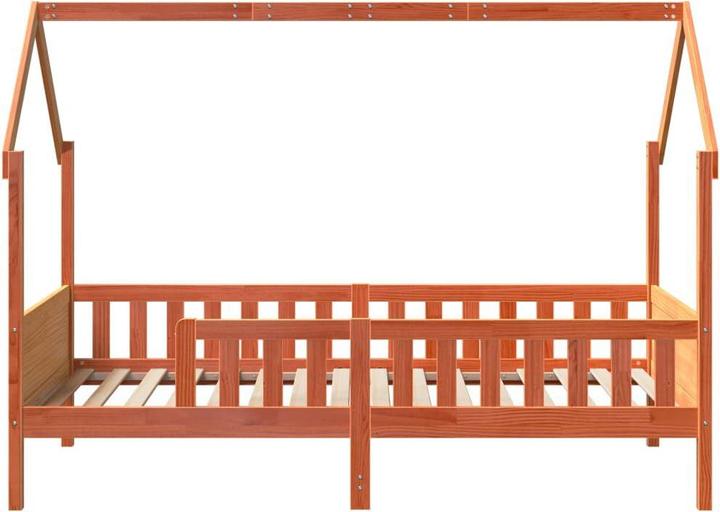 Produktbild vidaXL Kinderbett Hausbett Kiefer (90 x 200 cm)