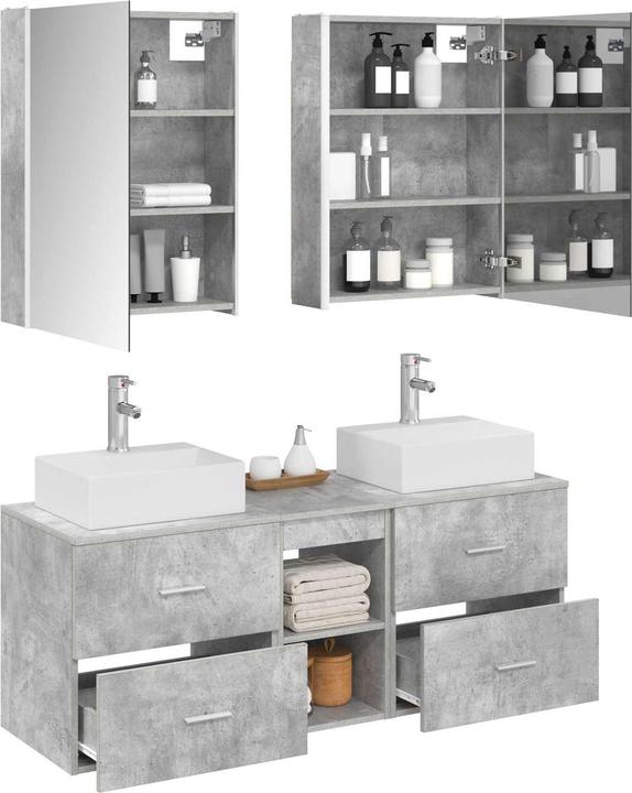 Produktbild vidaXL Badezimmermöbel-Set