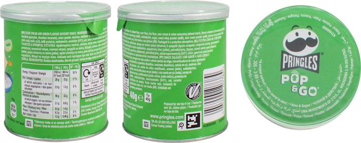 Produktbild Pringles Sour Cream & Onion (40 g, 1 Stk.)