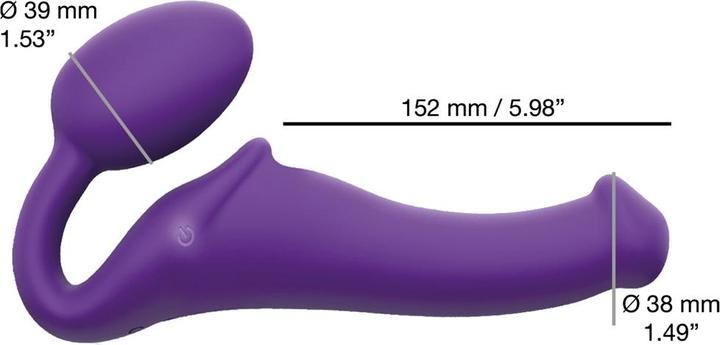 Actual product image Strap-on-me Vibrating Bendable Strap-on