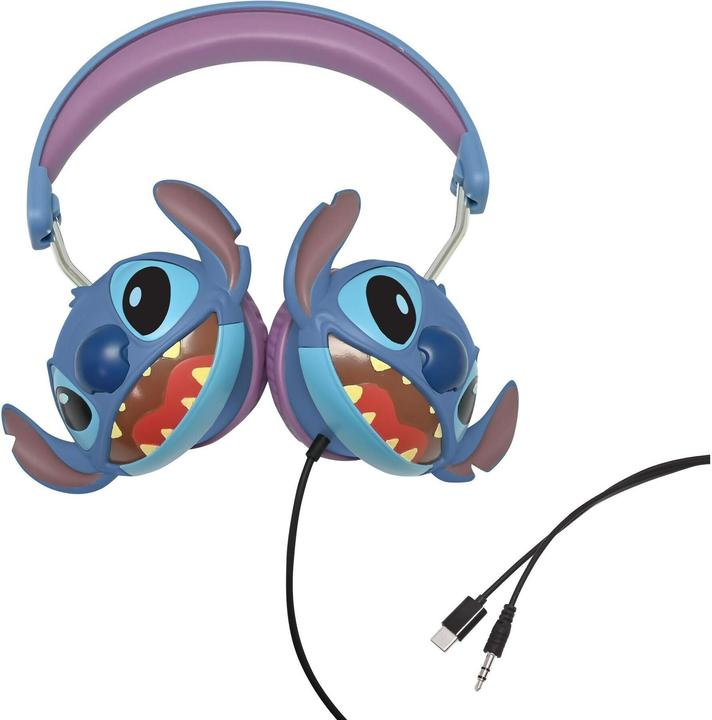 Immagine prodotto Disney Lexibook - Stitch - Cuffia pieghevole con filo (HP015D)