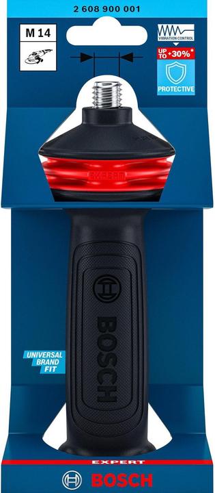 Actual product image Bosch Professional Zubehör EXPERT Handle for Vibration Control M14 angle grinder, 169 x 69 mm