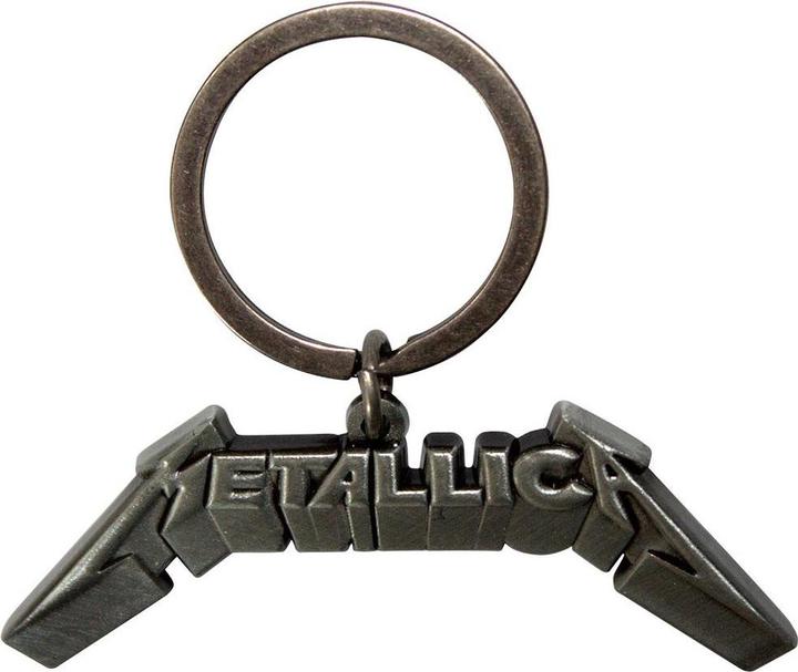 Actual product image Metallica 3D Logo Keyring