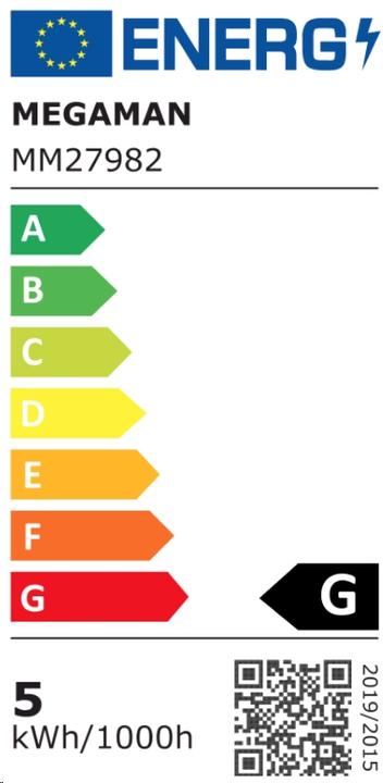 Etichetta energetica Megaman LED GX53 forma speciale 5 W = 28 (GX53, 300 lm, 1 x)