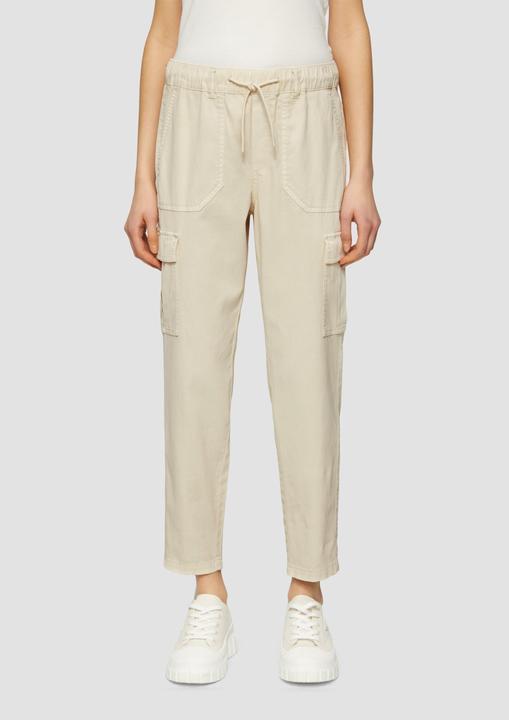 Actual product image S.Oliver Hose Strukturierte Jogpants mit Cargo-Taschen aus Viskosemix (40)
