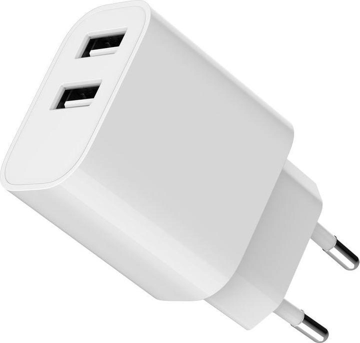 Immagine prodotto Gembird CARICATORE USB UNIVERSALE BIANCO/2P TA-UC-2A12-01 (12 W)