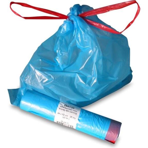 Thumbnail - Antalis, Shampoo, Abfallbeutel mit Kordelzug 440x520mm blau 20l 25ps/rl - (25 Stk.)