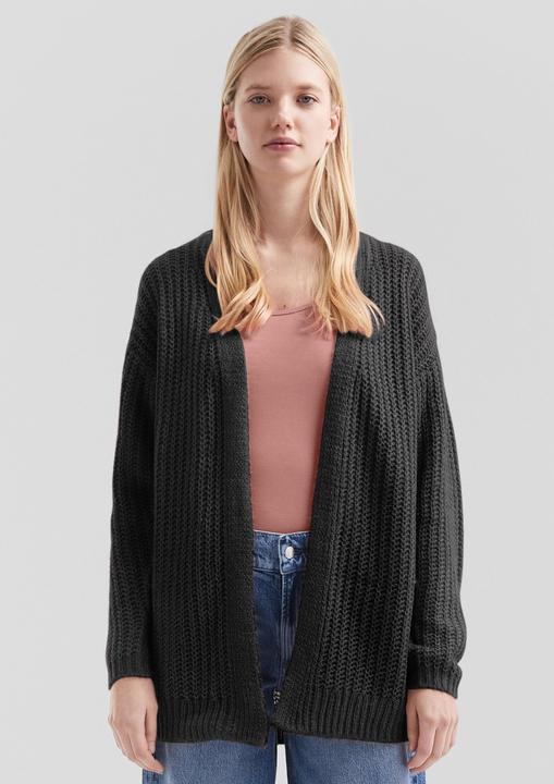 Produktbild s.Oliver Strickjacke Locker gestrickte Jacke mit überschnittener Schulter (M)