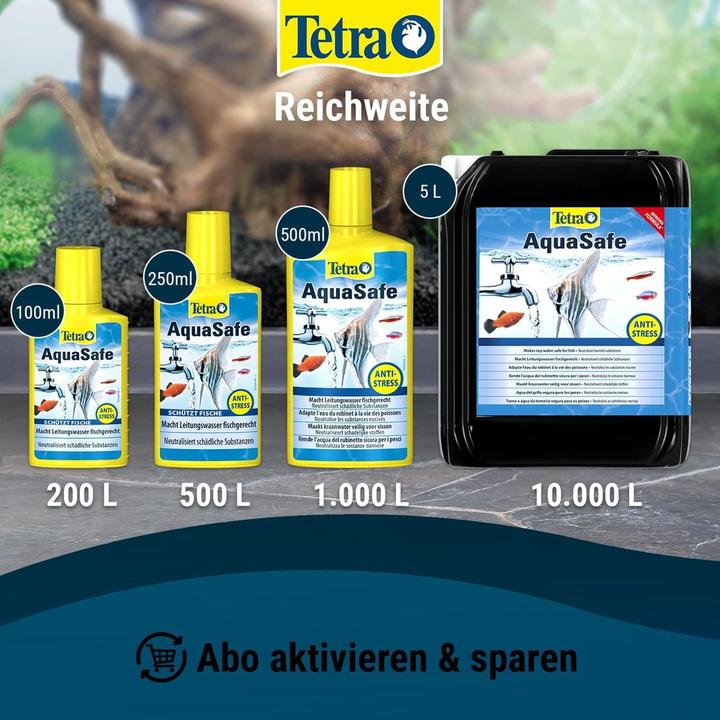 Image du produit Tetra AquaSafe (Traitement de l'eau Aquarium)
