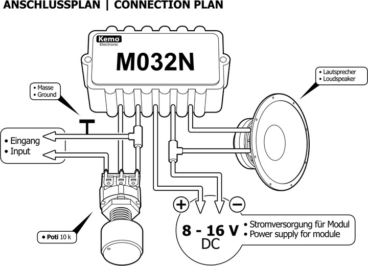 Produktbild Kemo Verstärker-Modul