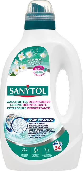 Image du produit Sanytol Waschmittel Desinfizierer (34 Cycles de lavage, Lessive liquide)