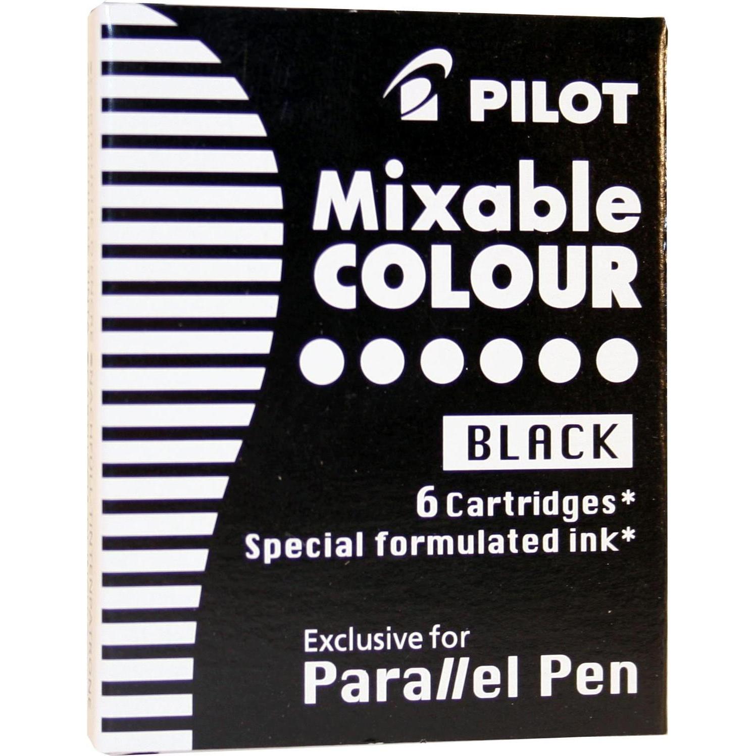 Pilot, Ersatzpatrone, Parallel-tinte (Füllertinte, Schwarz)