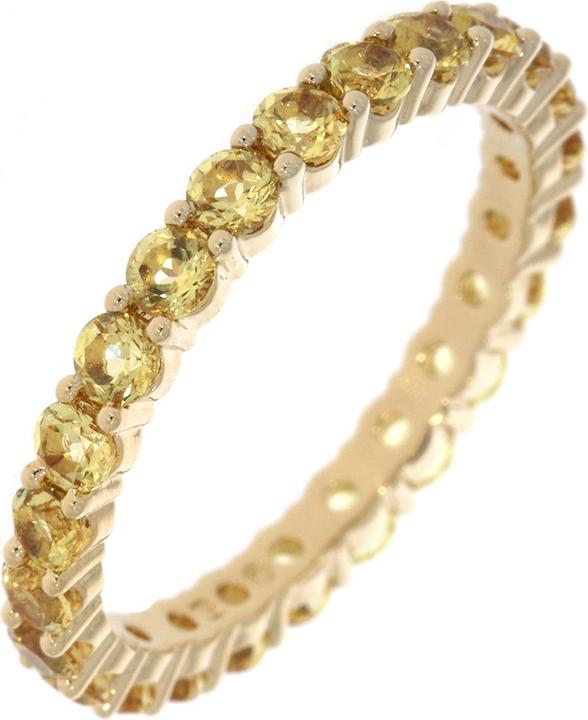 Actual product image Swarovski Matrix Ring Round Cut Yellow Gold (52)