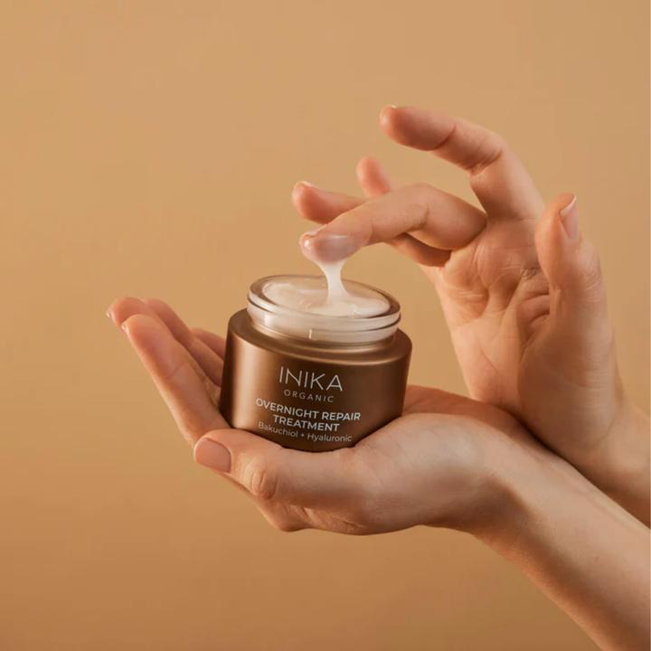 Actual product image Inika Organic Overnight Repair Treatment Clinically Proven to Decrease