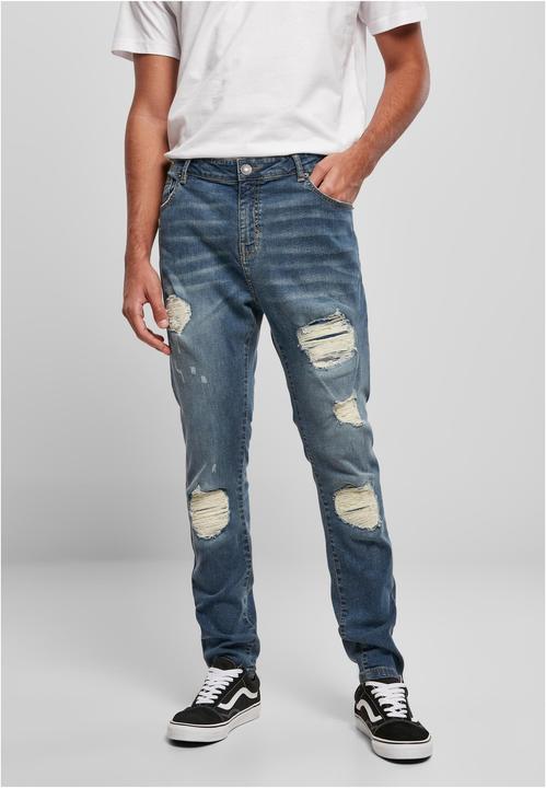 Produktbild Urban Classics Heavy Destroyed Slim Fit Jeans (W29/L32)