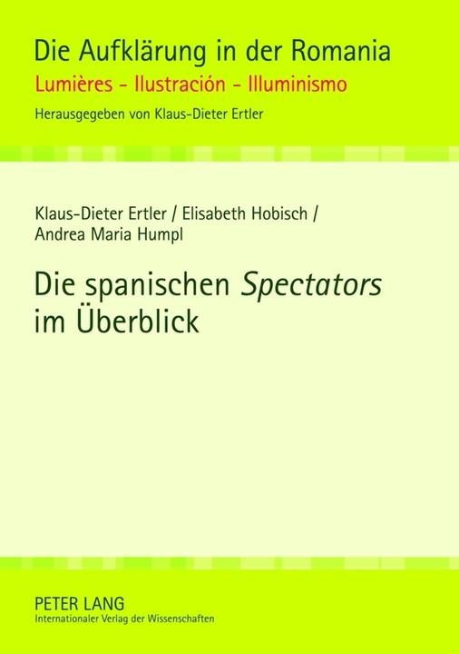 Produktbild Die spanischen Spectators im Überblick (Deutsch, 2012)
