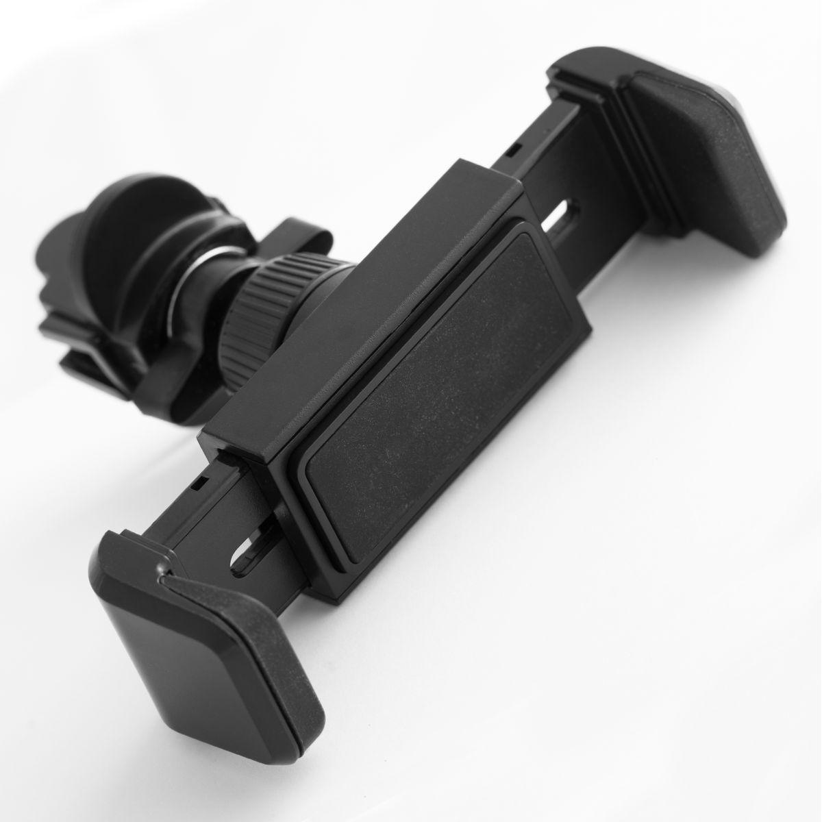 Celly Supporto da auto per smartphone fino a 6,5" Linea Etichetta Nera, Funzione di blocco automatico, Supporto per smartphone, Nero