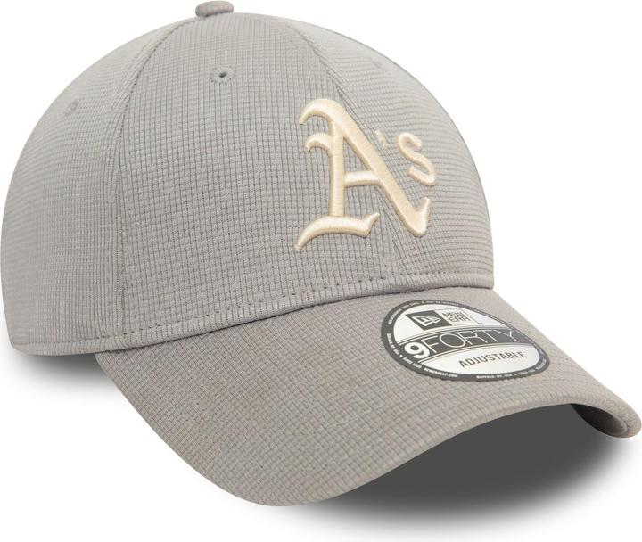 Actual product image New Era 9Forty Strap Cap - PIVOT KNIT Oakland Athletics grey