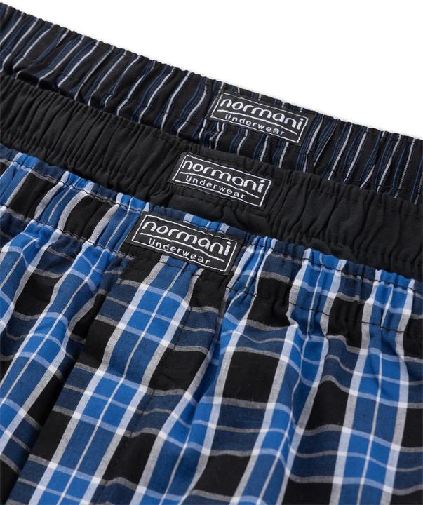 Image du produit Normani 3 Stück Herren Web Boxershorts (L, Lot de 3)
