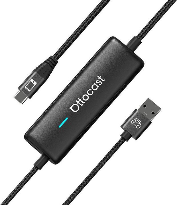 Actual product image Ottocast wireless car adapter with MirrorCast