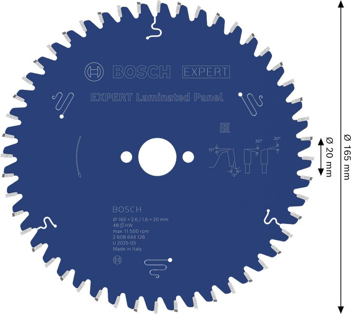 Actual product image Bosch Professional Zubehör Circular saw blade Expert for Lami