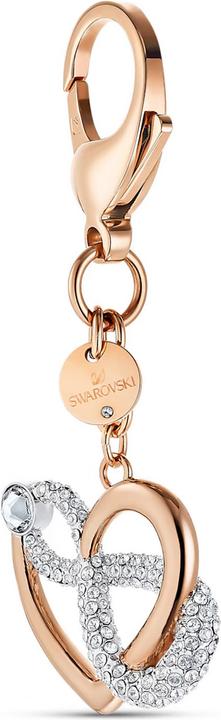 Image du produit Swarovski Porte-clés Infini signe infini et coeur