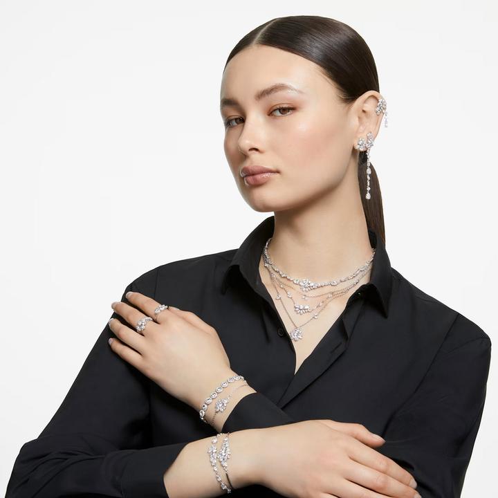 Produktbild Swarovski Gema Halkette Silber (Swarovski Metall, 41 cm)