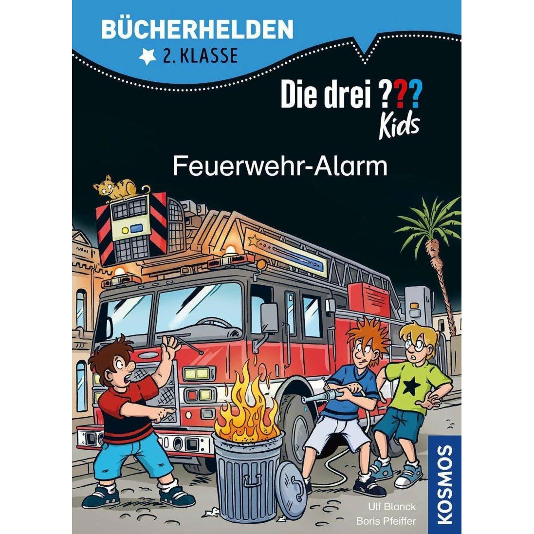 Die drei??? Kids, Bücherhelden 2. Klasse, Feuerwehr-Alarm, Kinderbücher von Boris Pfeiffer, Ulf Blanck, Steffen Gumpert