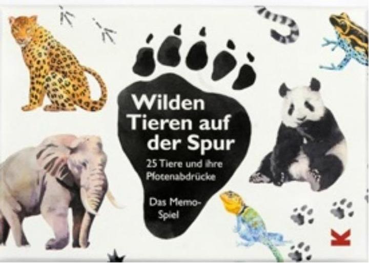 Produktbild Memory Memory Wilden Tieren auf der Spur (Deutsch, 1 - 2 Spieler)