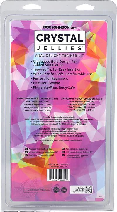 Immagine prodotto Doc Johnson Gelatine di cristallo - Kit di allenamento del piacere anale