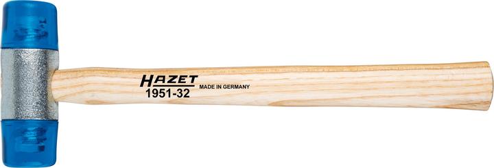 Actual product image HAZET Plastic soft-faced hammer ∙ low rebound 1951-27 ∙ 27 mm (215 g)