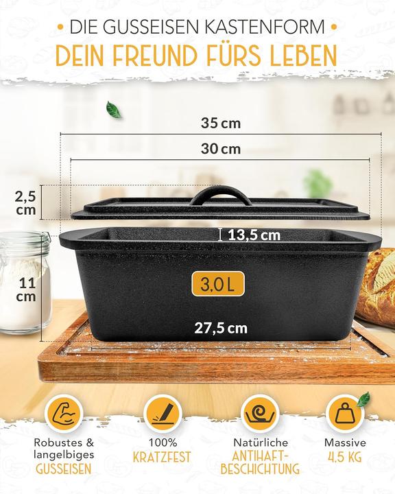 Produktbild Krustenzauber Brotbackform mit Deckel