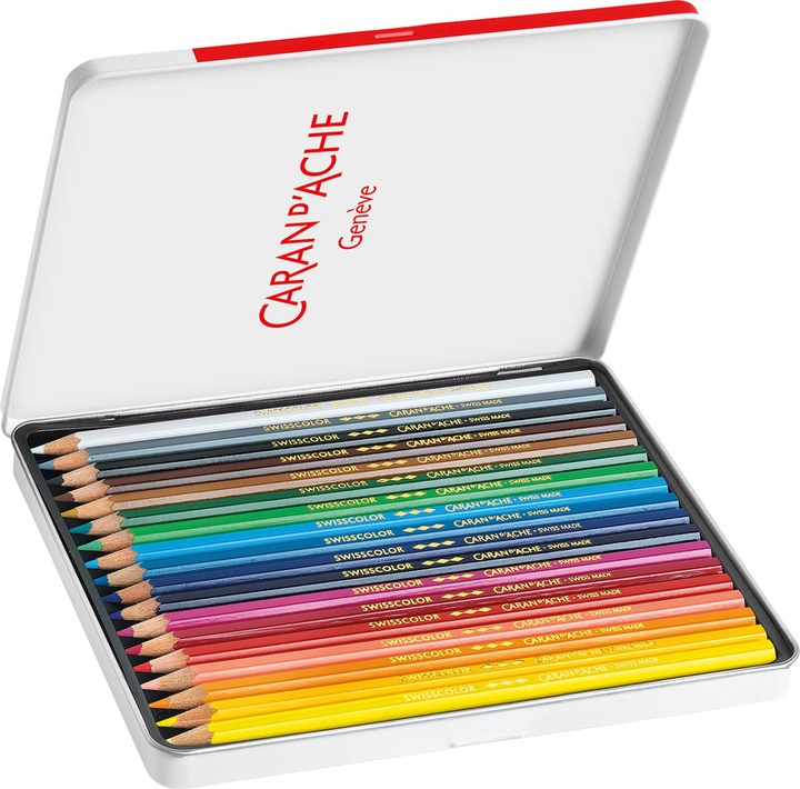 Image du produit Caran d'Ache Crayons de couleur Swisscolor (Multicolore, 18 x)