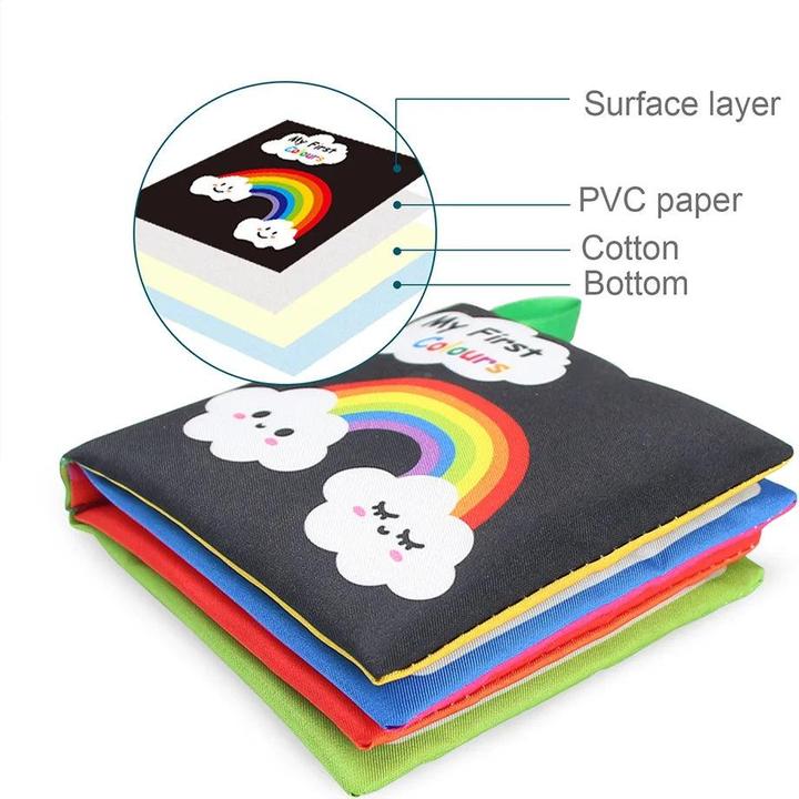 Immagine prodotto Activity Board Libri di stoffa Morbidi libri per bambini Suono frusciante per bambini Libri silenziosi Giocattolo