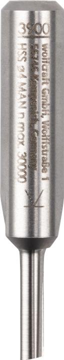 Actual product image wolfcraft 1 slot milling cutter HSS S=8mm ø4x13mm