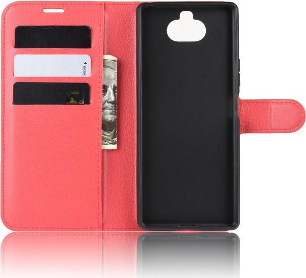 Actual product image MU Classic Litchi Leather Bookcover Series (Sony Xperia 8)