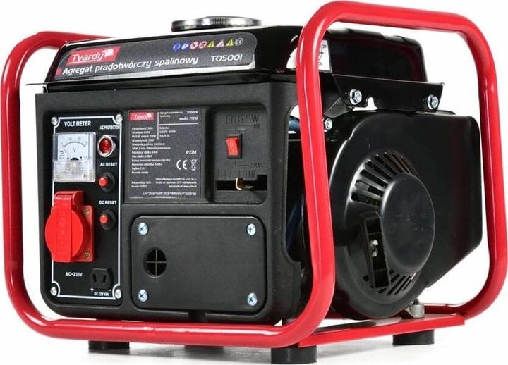 Immagine prodotto Tvardy Generatore di corrente a benzina 2 HP/720 W (650 W, 4.20 l)