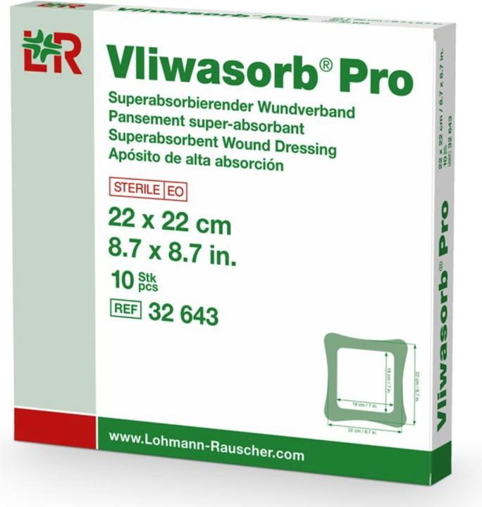 Actual product image Lohmann & Rauscher Pro Superabsorbierender Wundverband 22x22cm (10 x)