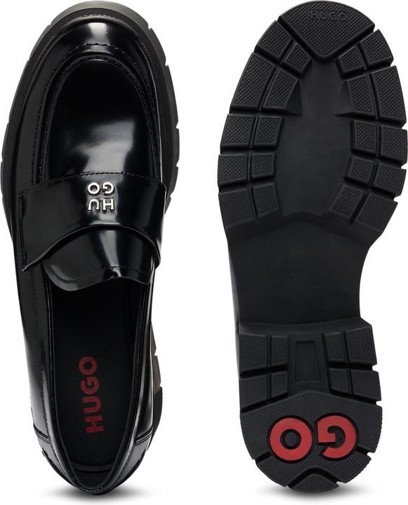 Actual product image HUGO Kris Loafer Brogue Flat Moccasins (41)
