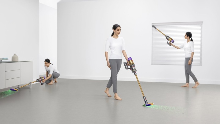 Actual product image Dyson V12 Detect Slim Absolute bagless cordless upright hoover with 2-year guarantee