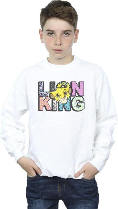 Produktbild Disney The Lion King Pattern Logo Sweatshirt Jungen (104)