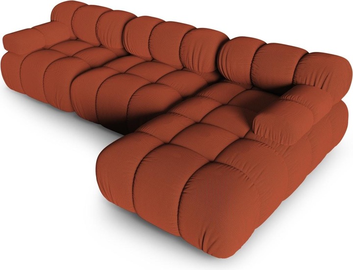Image du produit Micadoni Canapé D'Angle Droit Modulaire, "Bellis", 4 Places, 282x155x70Fabriqué en Europe (Canapé d'angle)