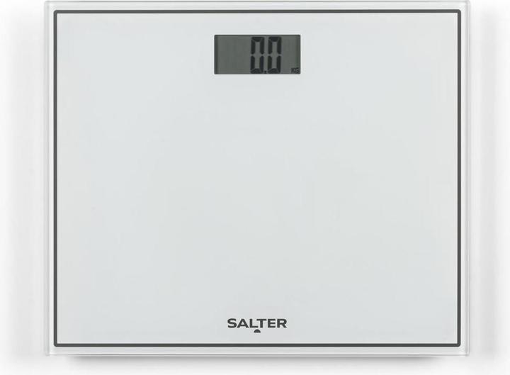 Produktbild Salter 9207 WHCFEU12 Compact Glass Electronic Bathroom Scale, White (150 kg)