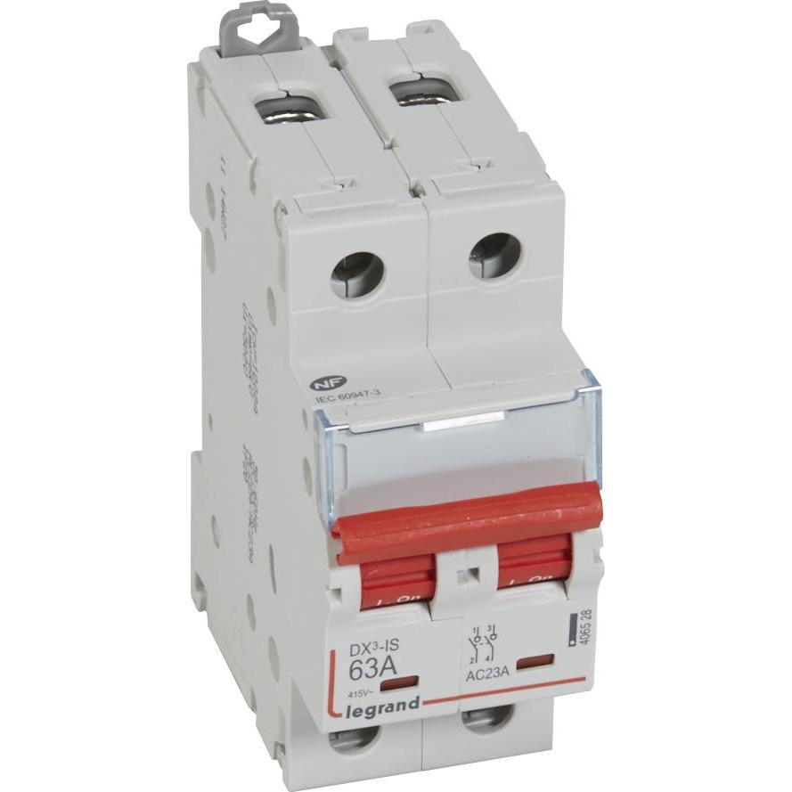 Legrand, Systemstromversorgung, Lasttrennschalter FRX 302 2P 63A - 406528